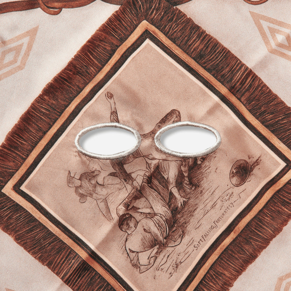 Belt Masked Foulard Brown Olive Beige