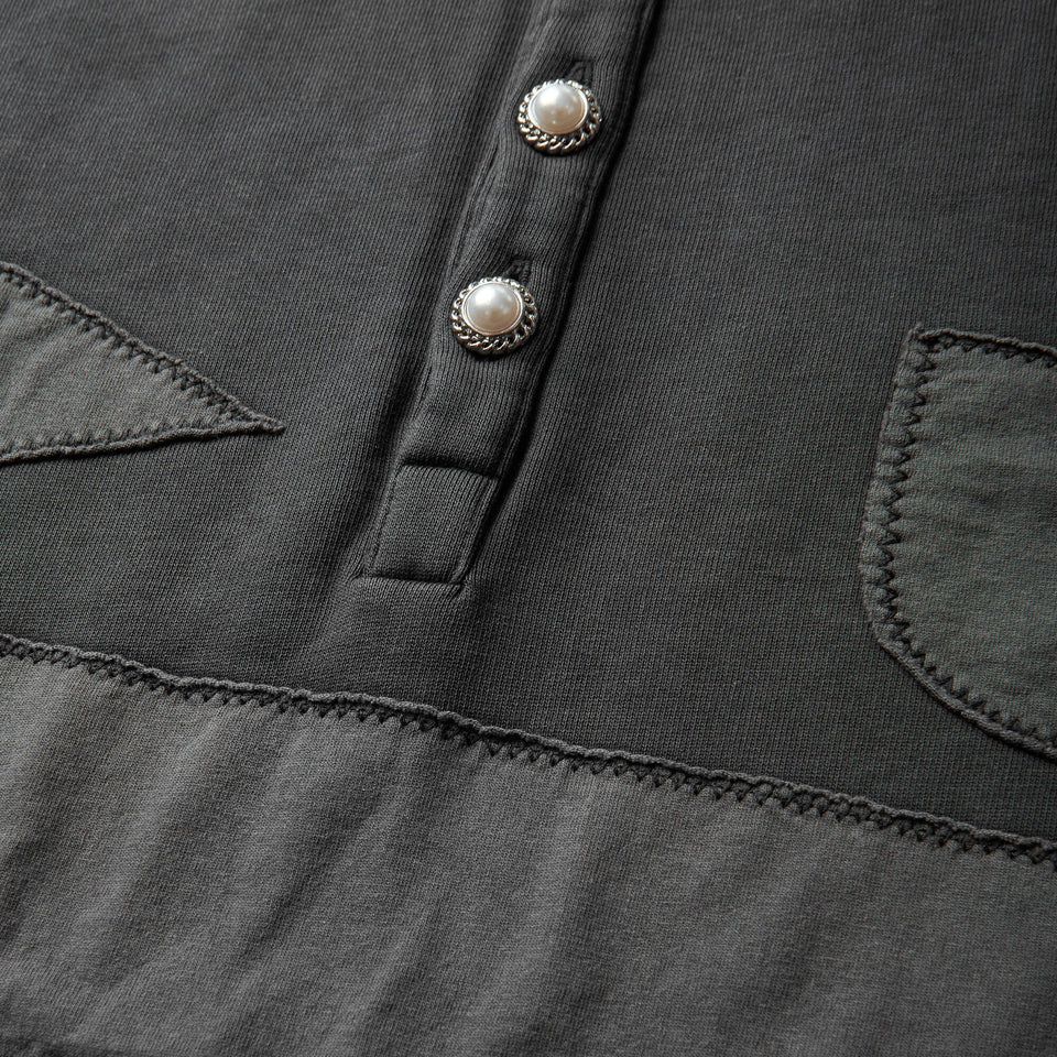Censored Pearl Hoodie Washed Black