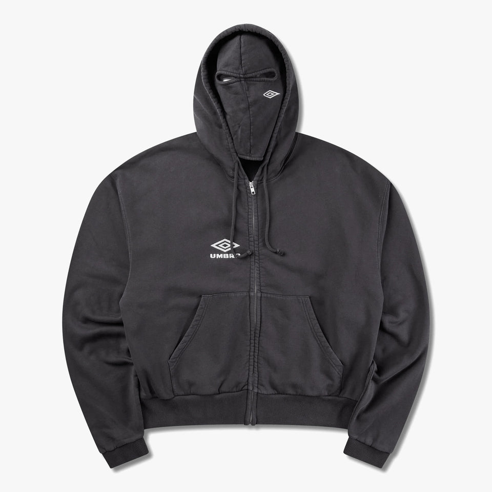 Compact Masked Zip Hoodie