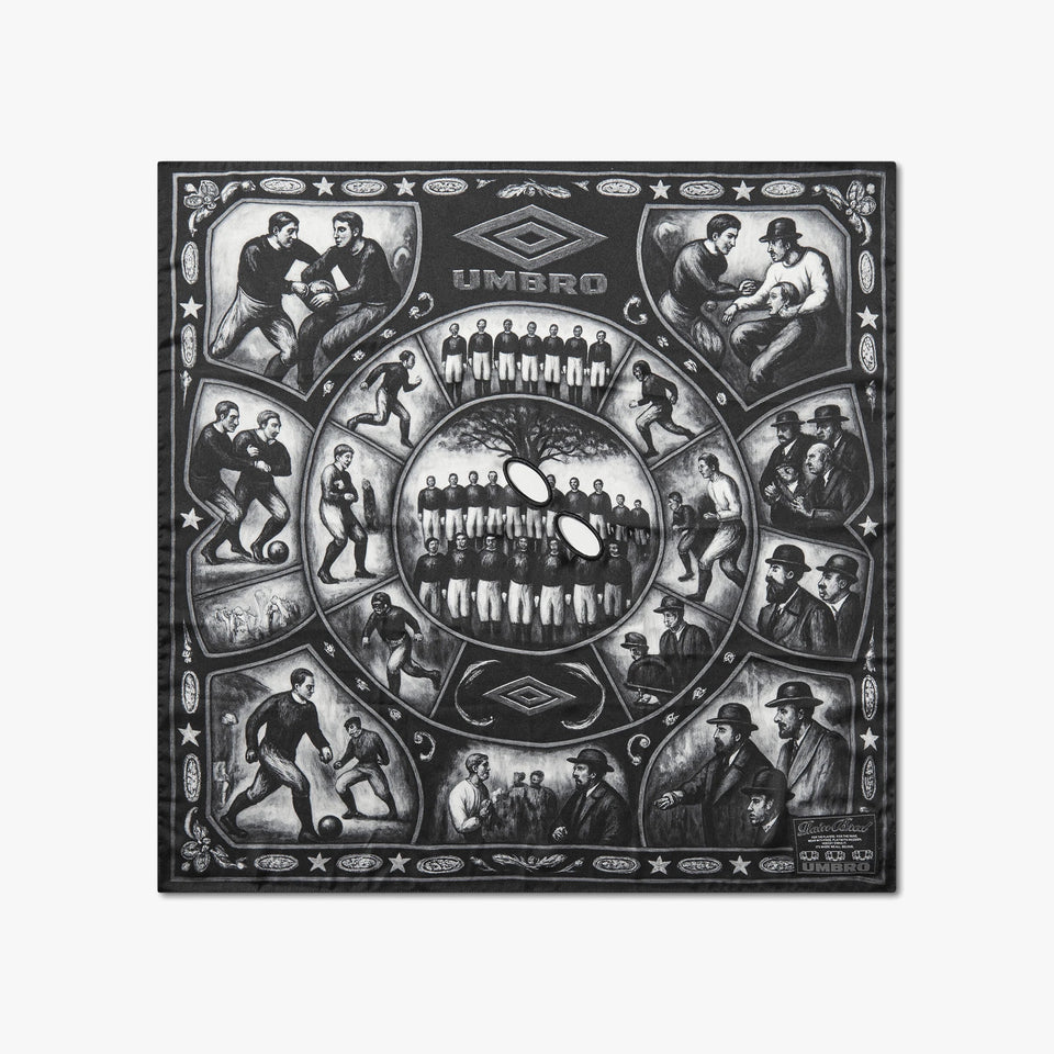 Crowd Masked Foulard Black Grey