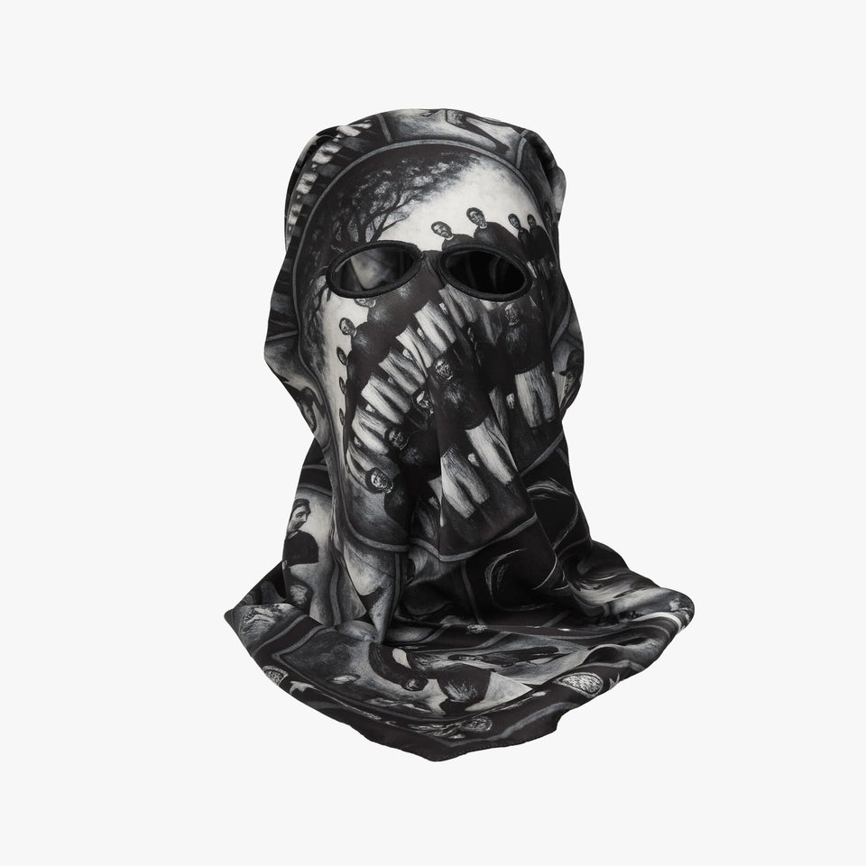Crowd Masked Foulard Black Grey