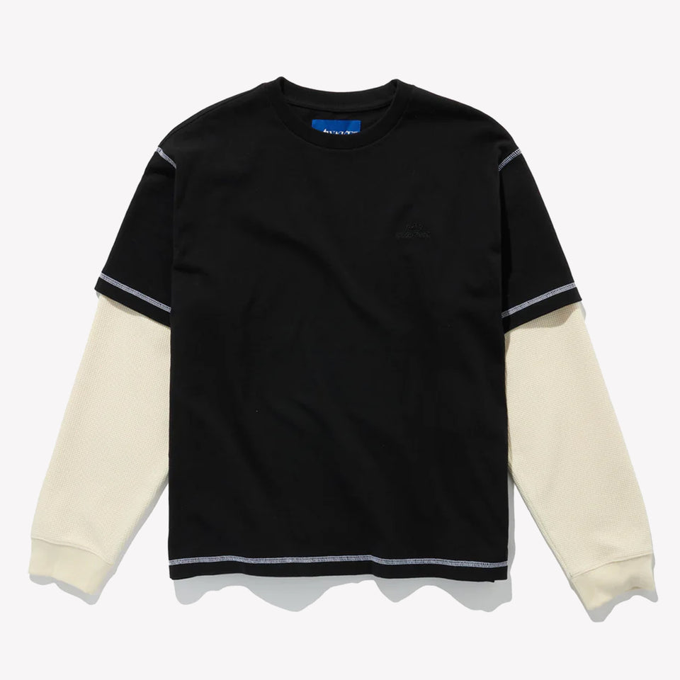 Layered Waffle ls Shirt