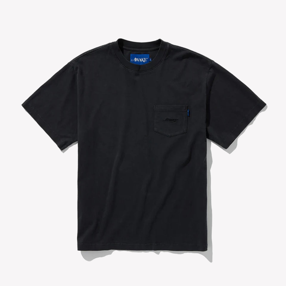 Crown Pocket Tee Black