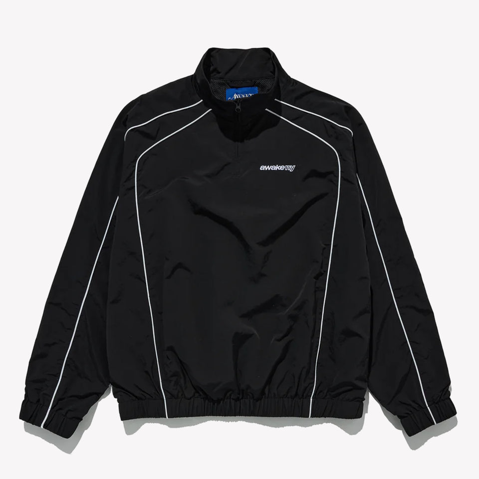 Quarter Zip Track Jacket Black