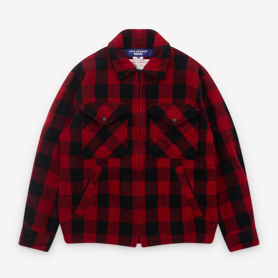 x Filson Check Jacket Red