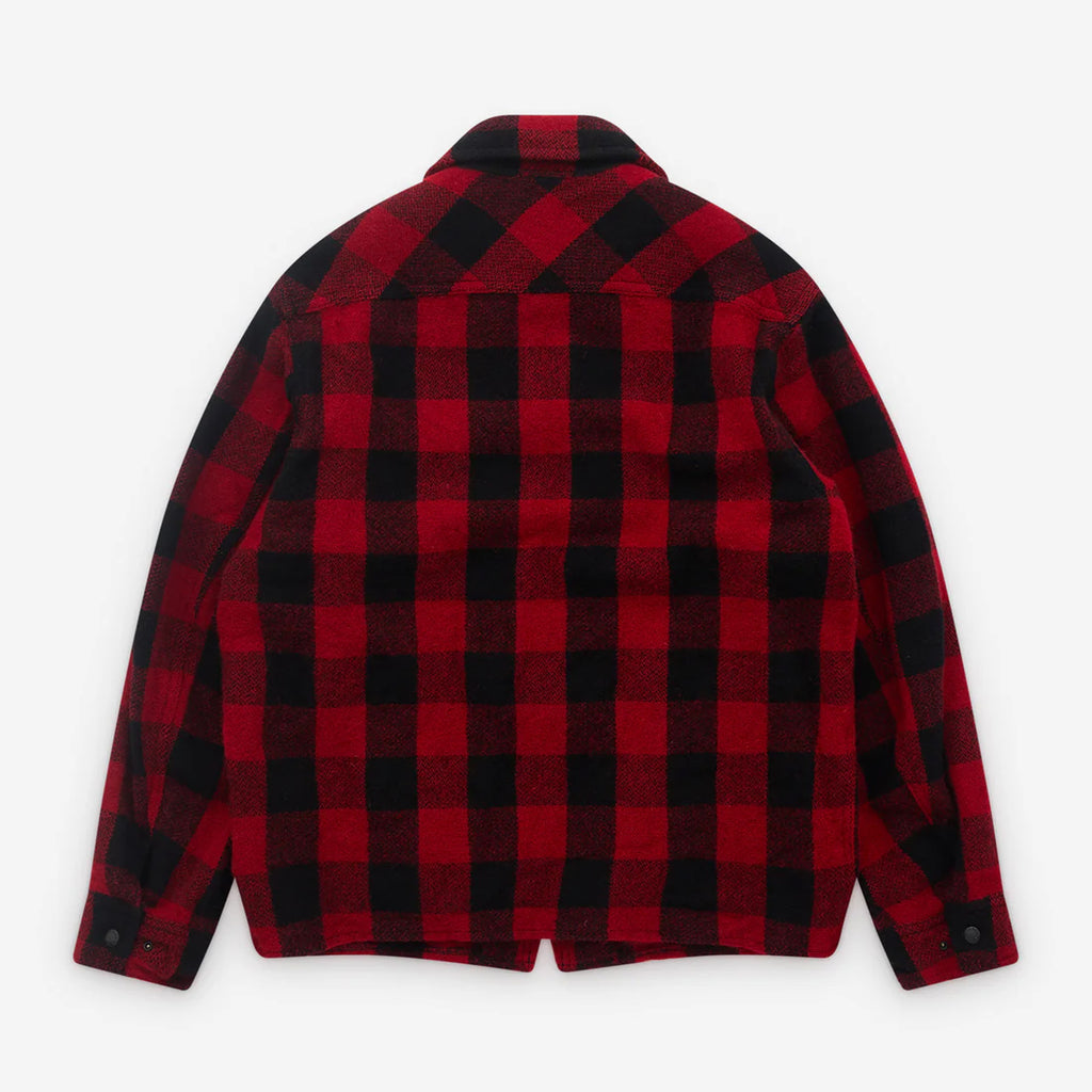 x Filson Check Jacket Red – VIER Antwerp
