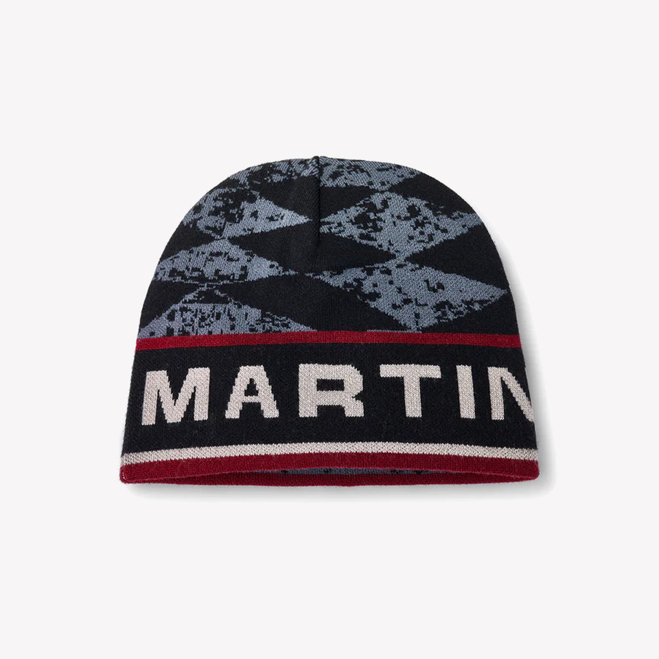 Reversible Beanie Grey/red