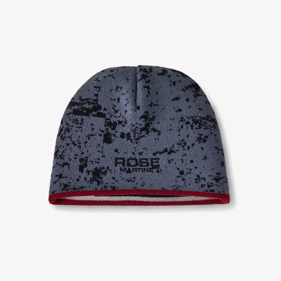 Reversible Beanie Grey/red