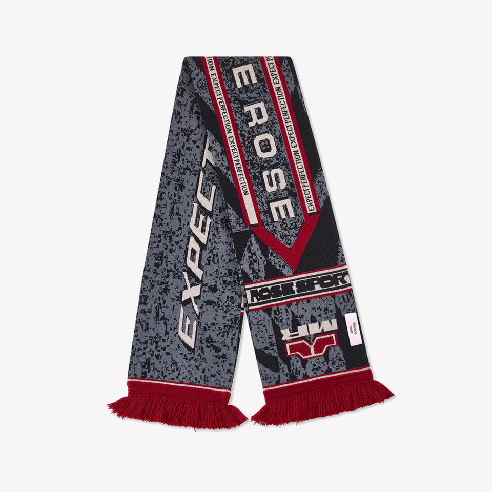 Reversible Scarf Grey/Red