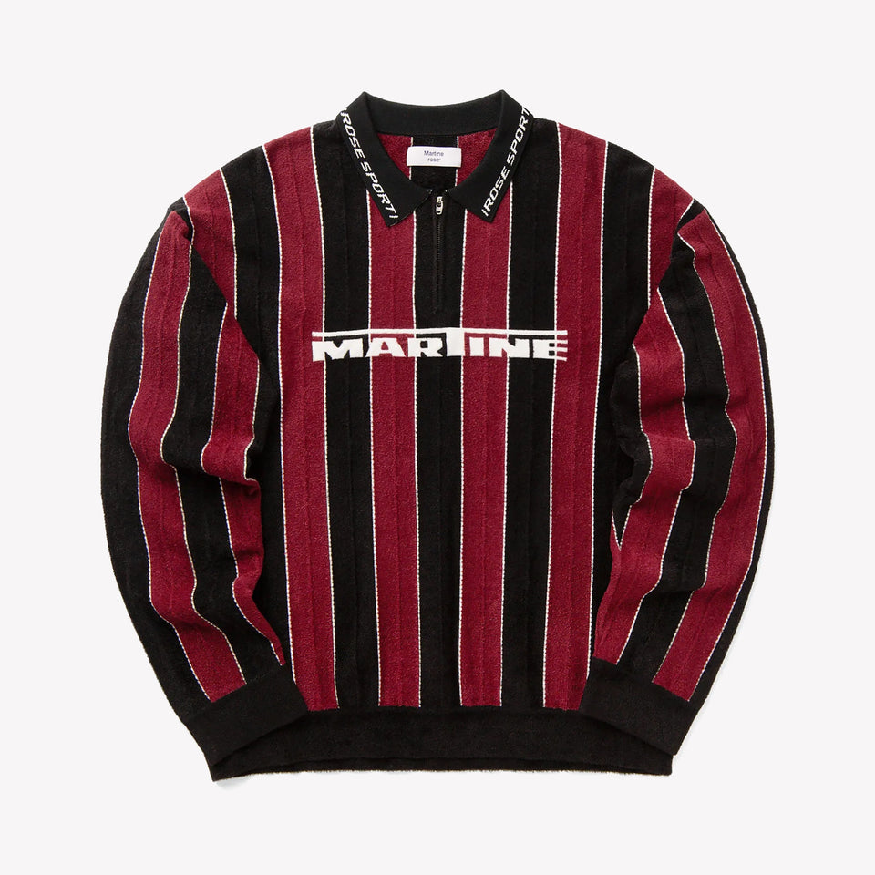 Sporty Logo Polo Black/Red