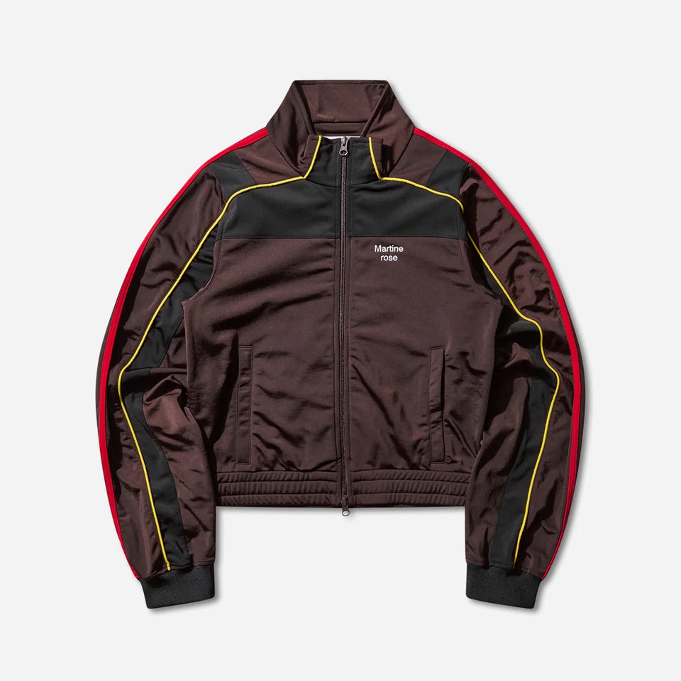 Shrunken Track Jacket Brown
