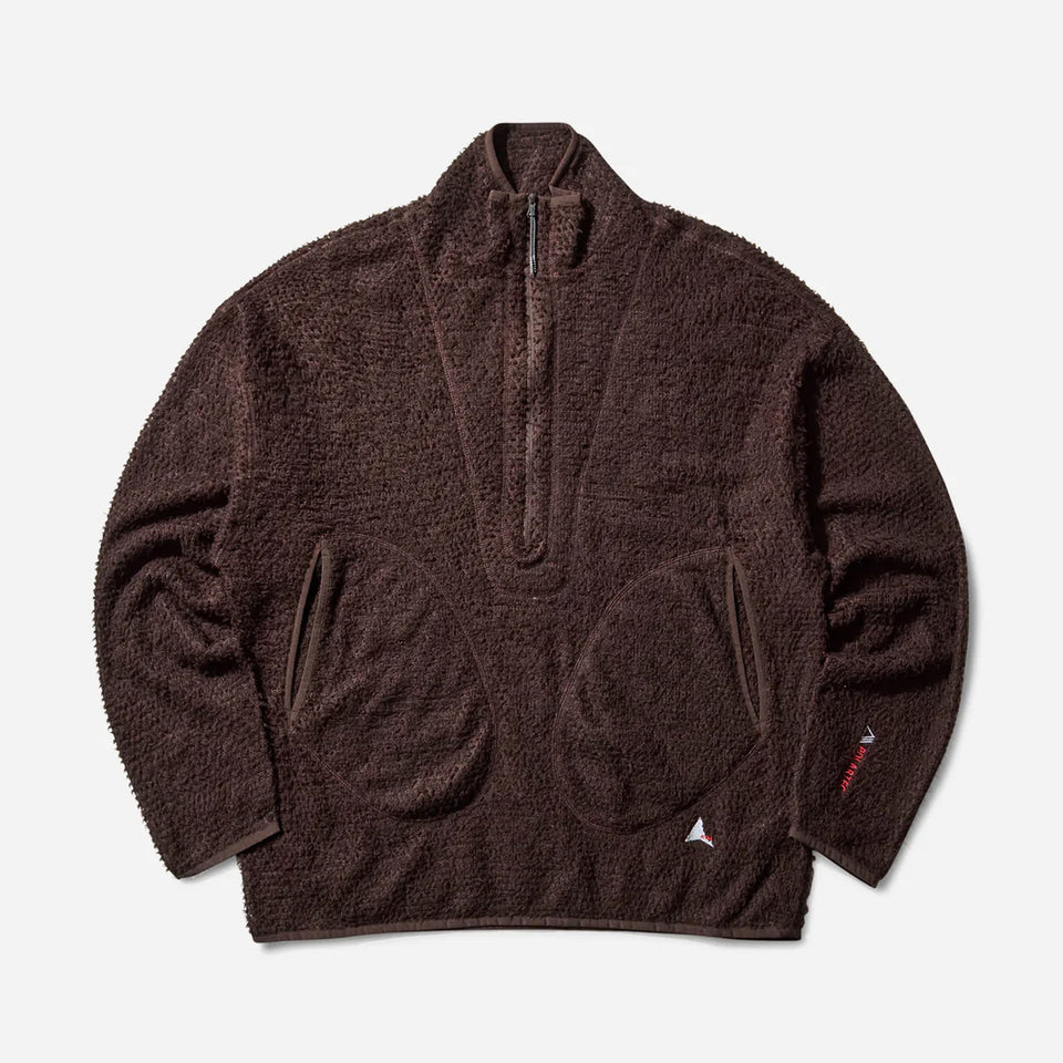 Ocular Polartec Alpha Half Zip Brown