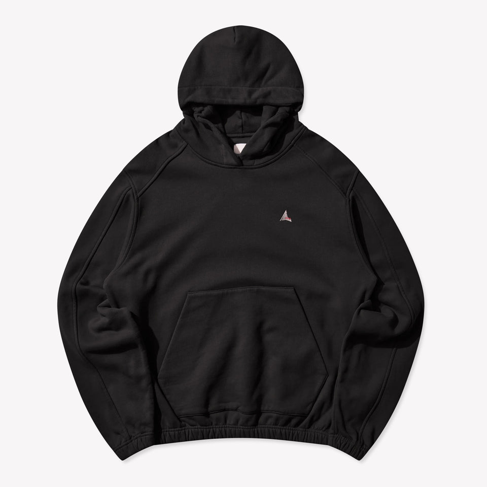 Logo 490Gsm Hoodie Washed Black