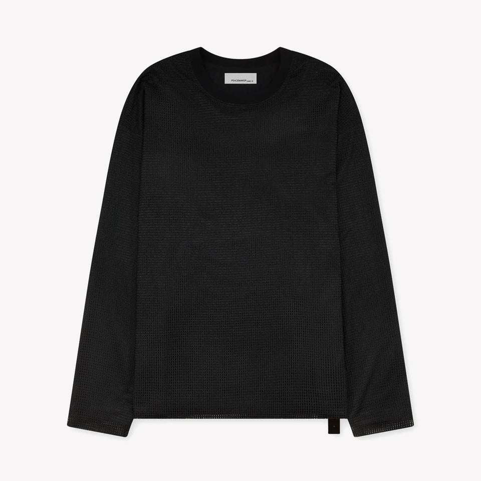 Mesh Layer Longsleeve Black