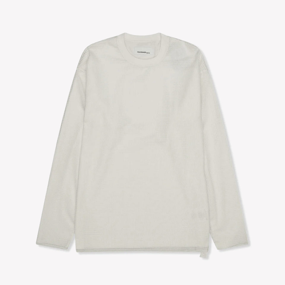 Mesh Layer Longsleeve White