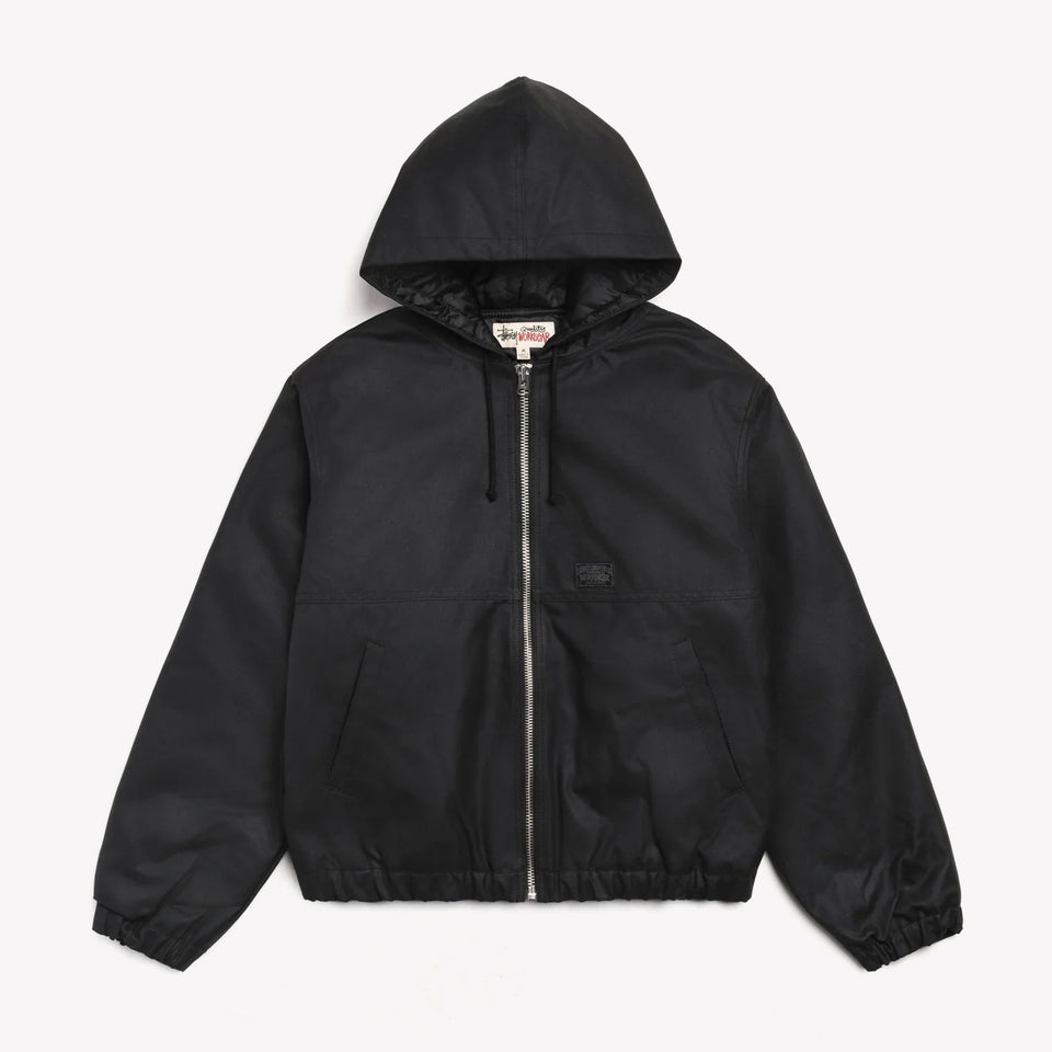 Work Jacket Waxed Cotton Black
