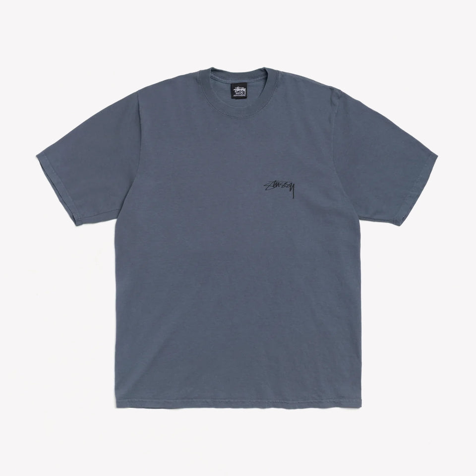 Serpent Pig. Dyed Tee Navy
