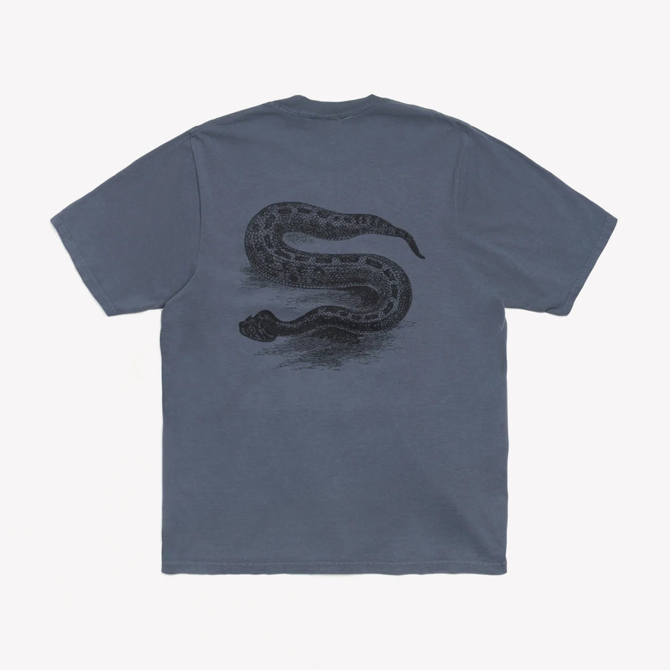Serpent Pig. Dyed Tee Navy