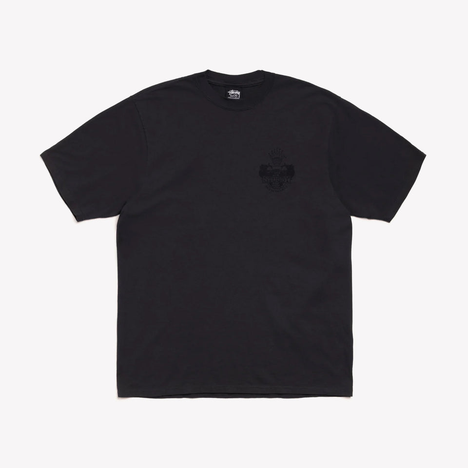 Built To Last Pig. Dyed Tee Faded Black