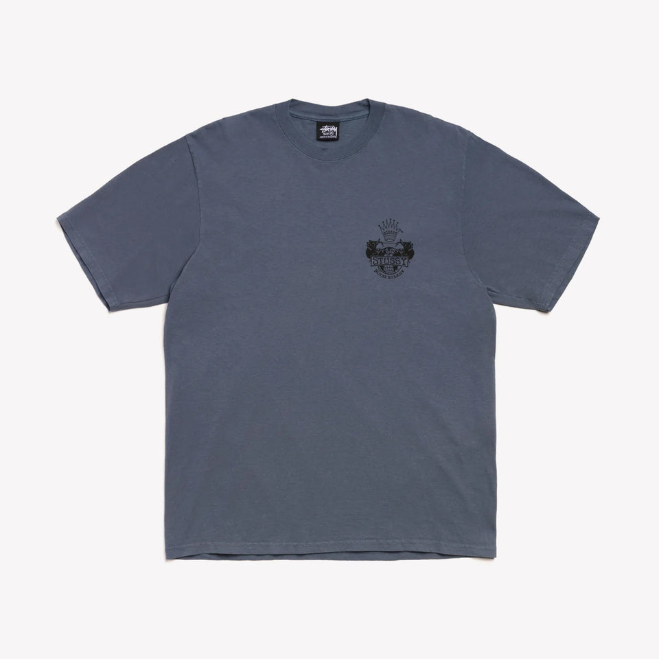 Built To Last Pig. Dyed Tee Navy
