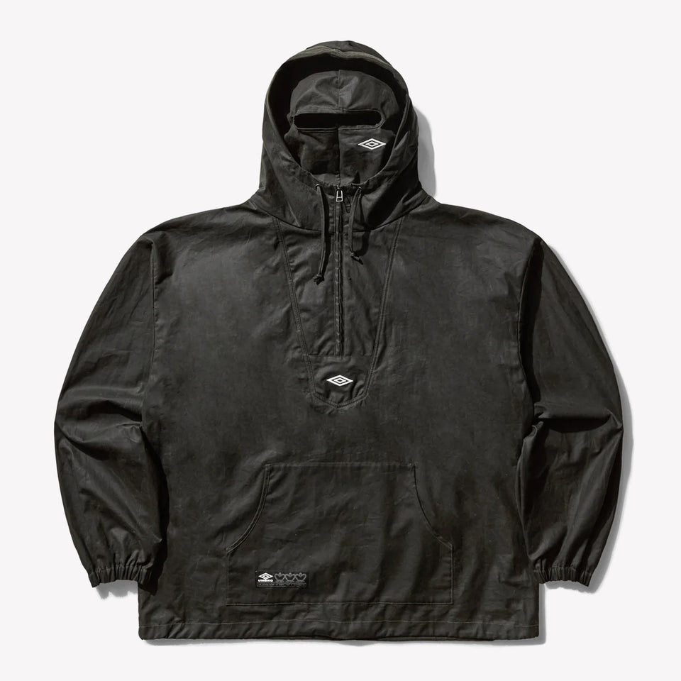 Masked Waxed Anorak Dark Olive