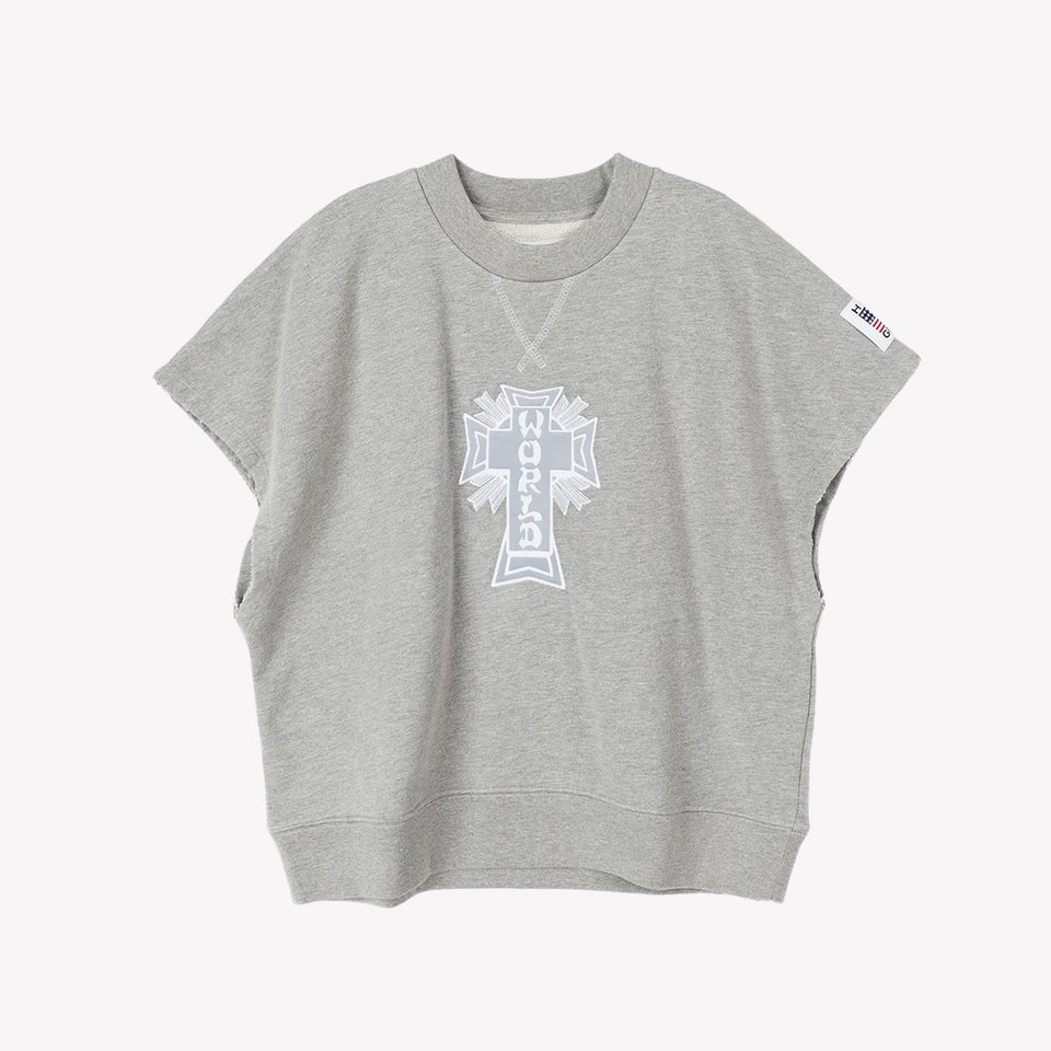 Dog Cap Sleeve Crew Heather