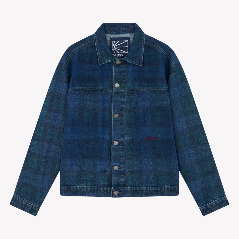 Allover Printed Denim Jacket
