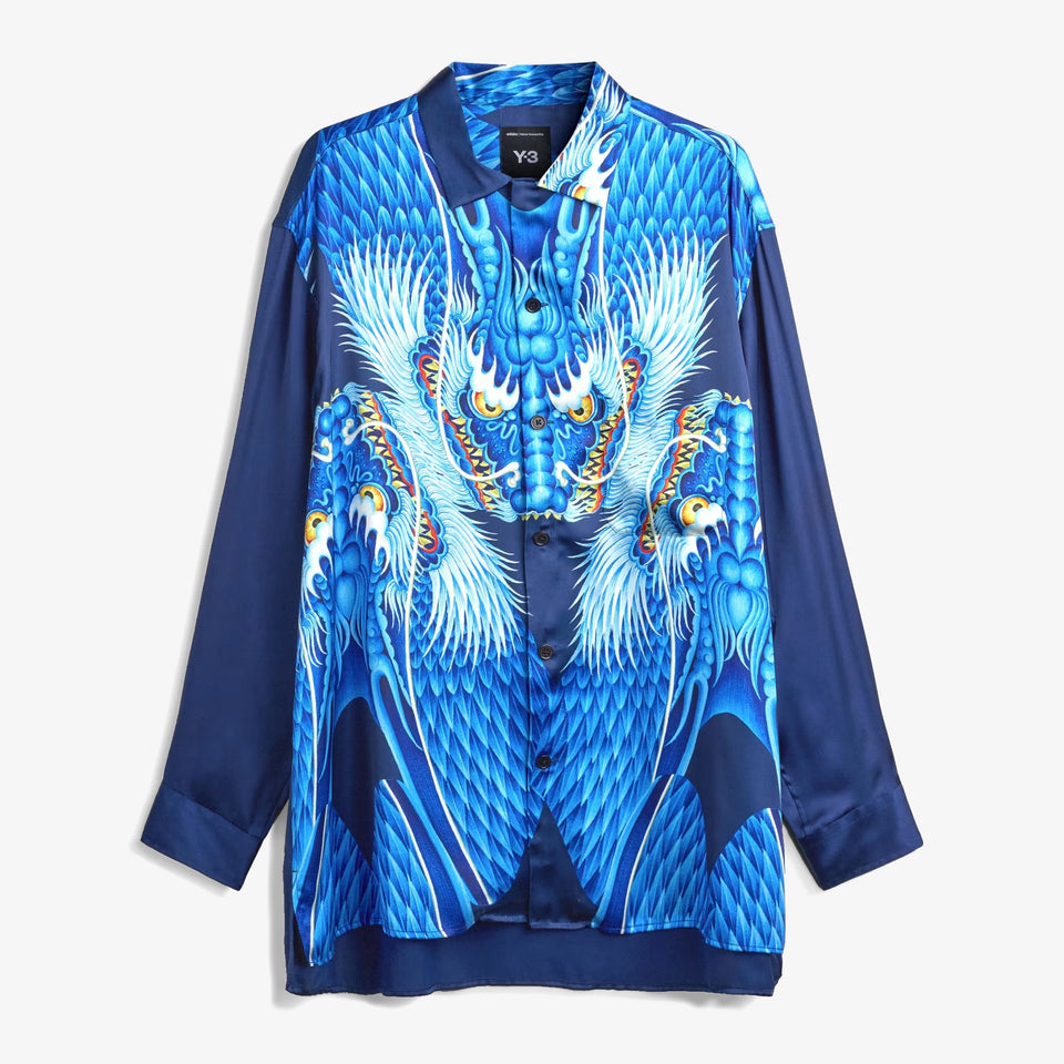 Satin Dragon Graphic Shirt