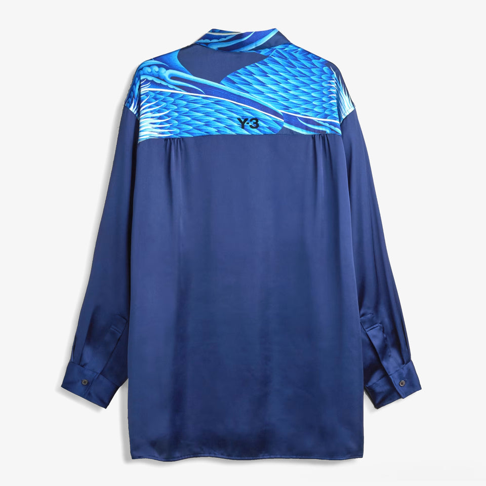 Satin Dragon Graphic Shirt
