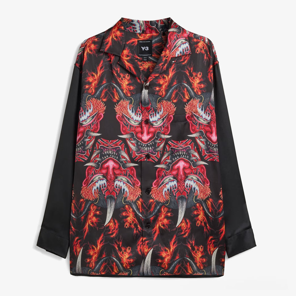 Satin Oni Graphic Shirt