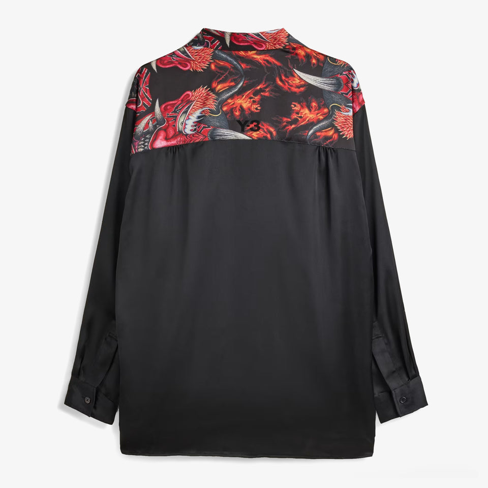 Satin Oni Graphic Shirt