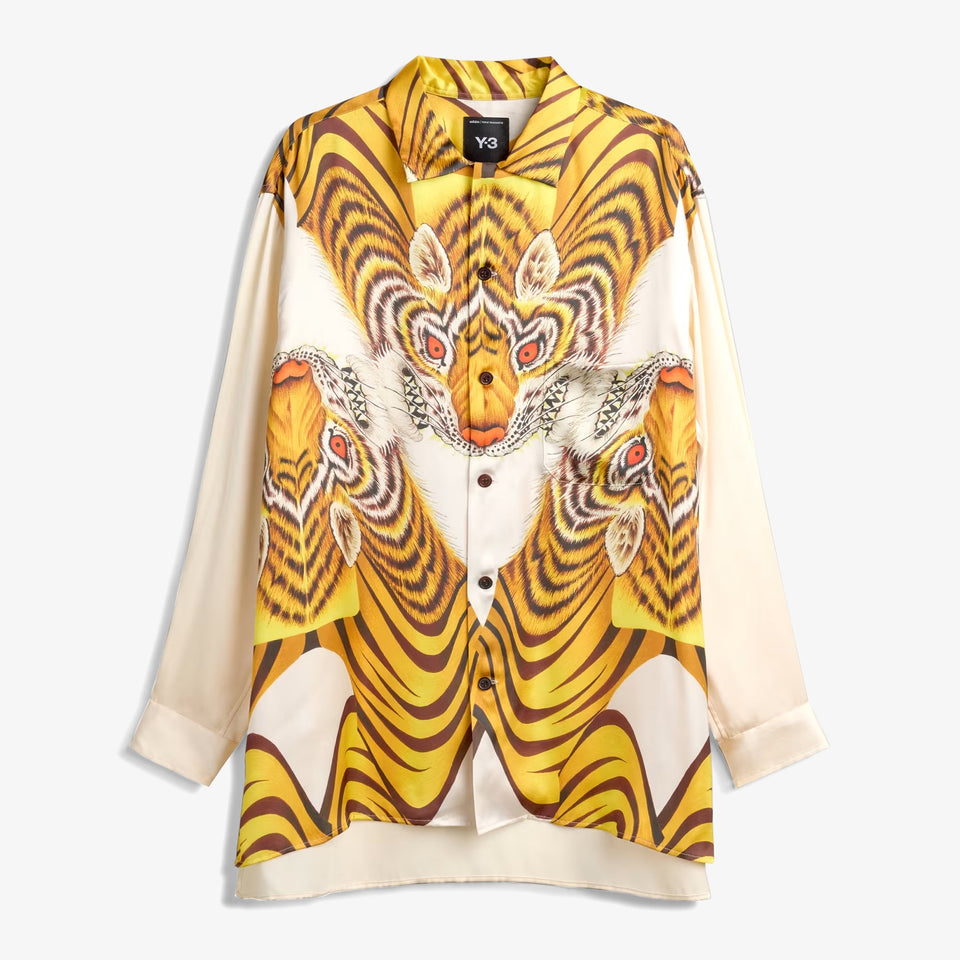 Satin Tiger Graphic Shirt