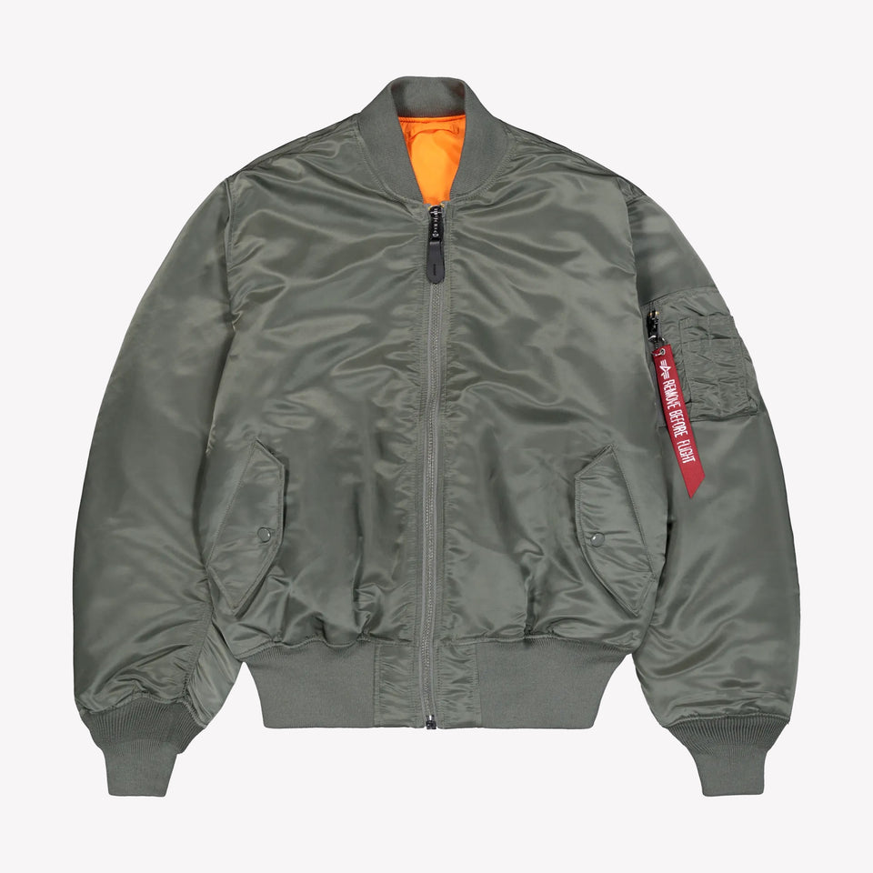 MA-1 Heritage Bomber Jacket Vintage Green