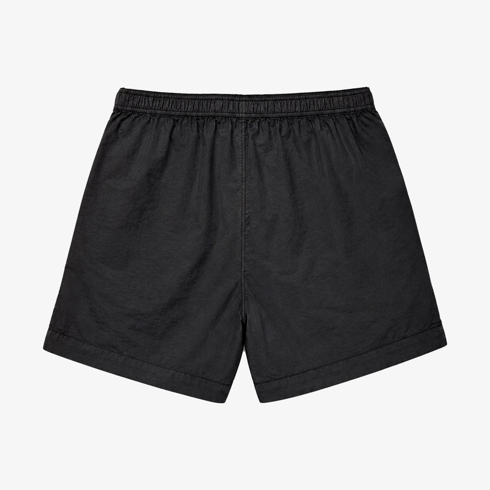 Garment Dyed Flatt Nylon Boxer Black