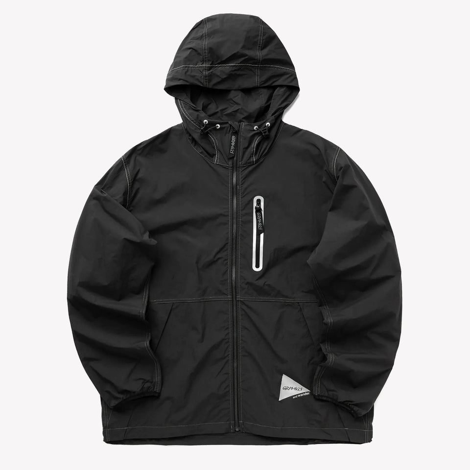 And Wander Brushed Nylon Jacket
