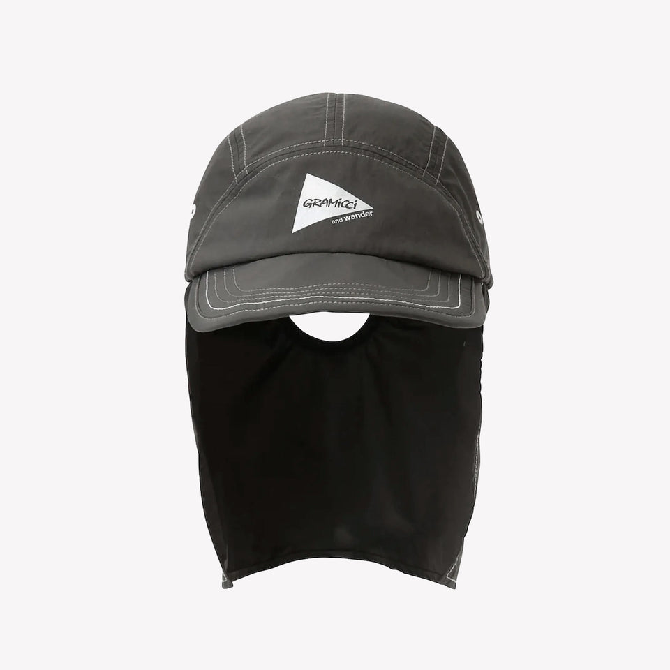 And Wander Brushed Nylon Sunshade Cap