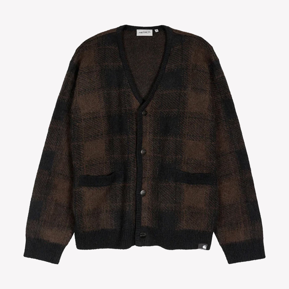 Everson Jacquard Cardigan Palisander