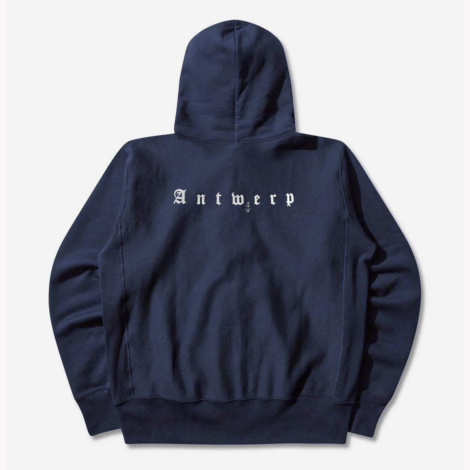 Antwerp Anchor Zip Up hoodie