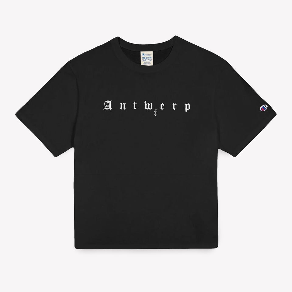 Antwerp Anchor Tee Black