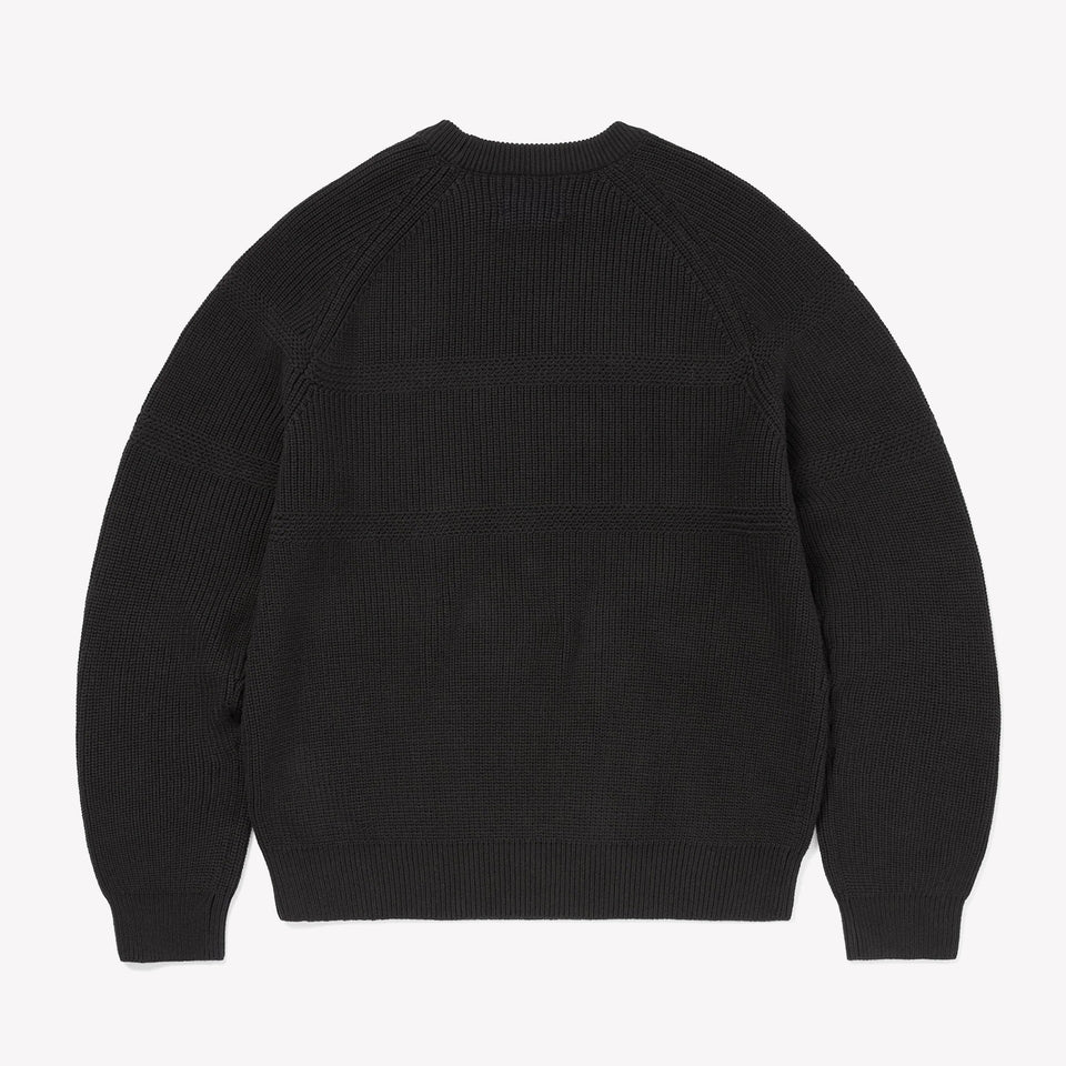 T-Logo Knit Sweater Black