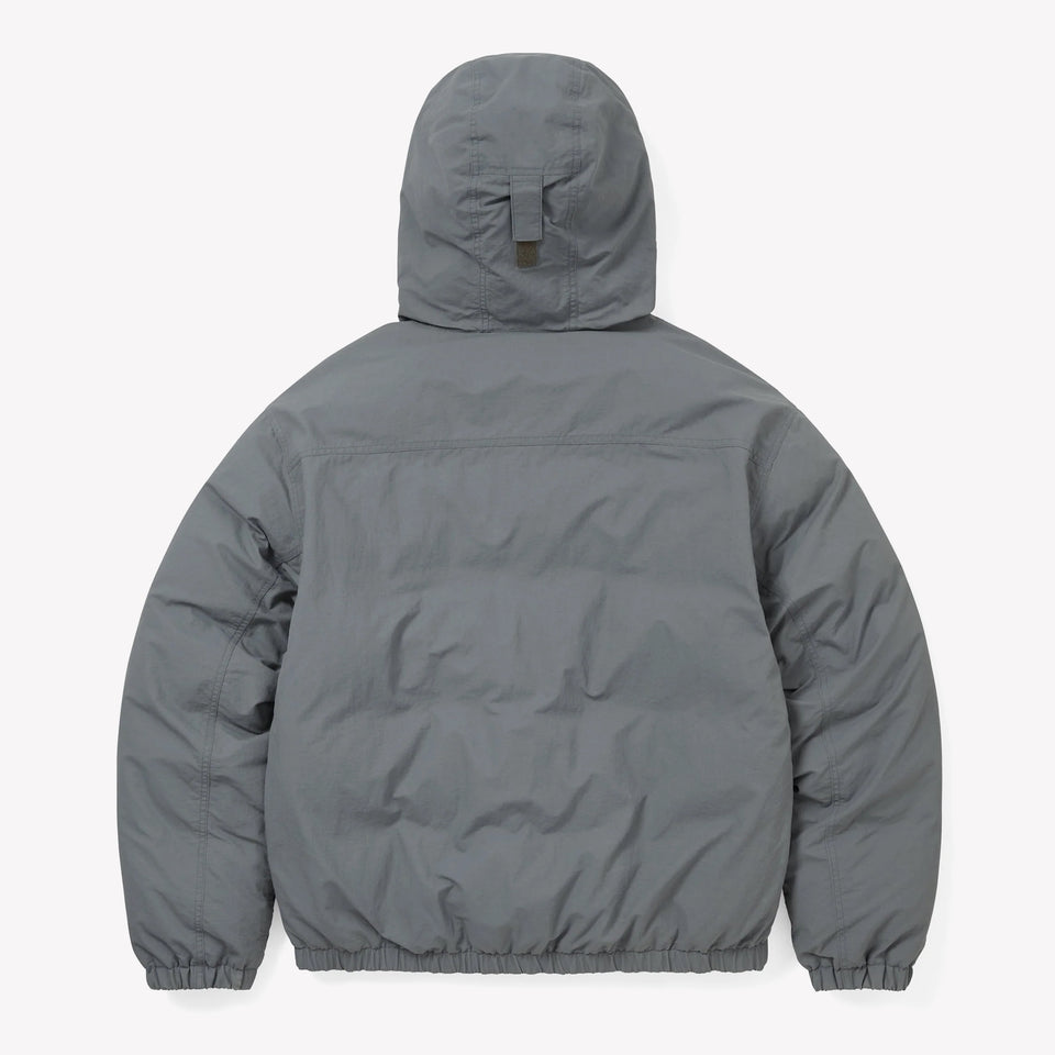 Washed Down Puffer Jacket Slate