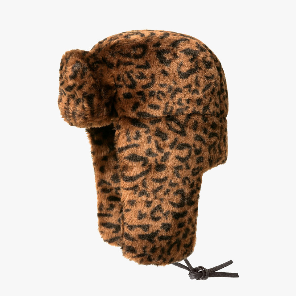 Leopard Trapper Hat
