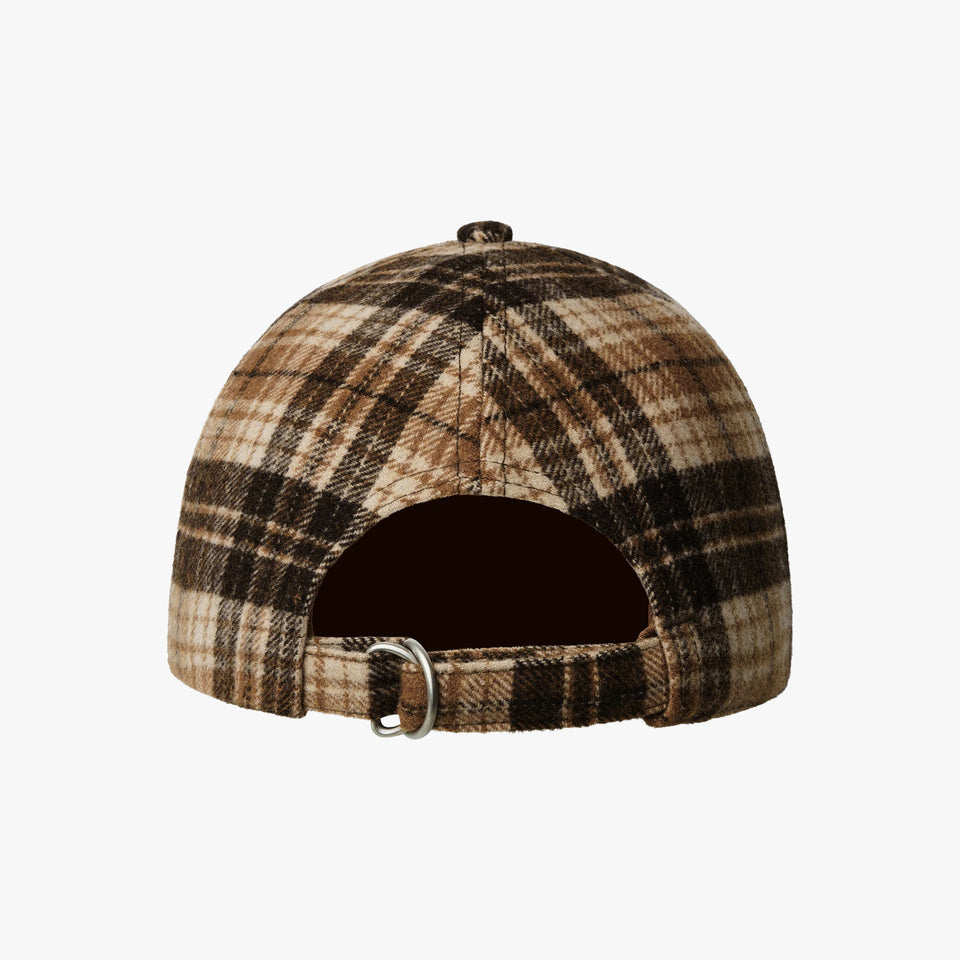 Plaid Earflaps Baseball Cap