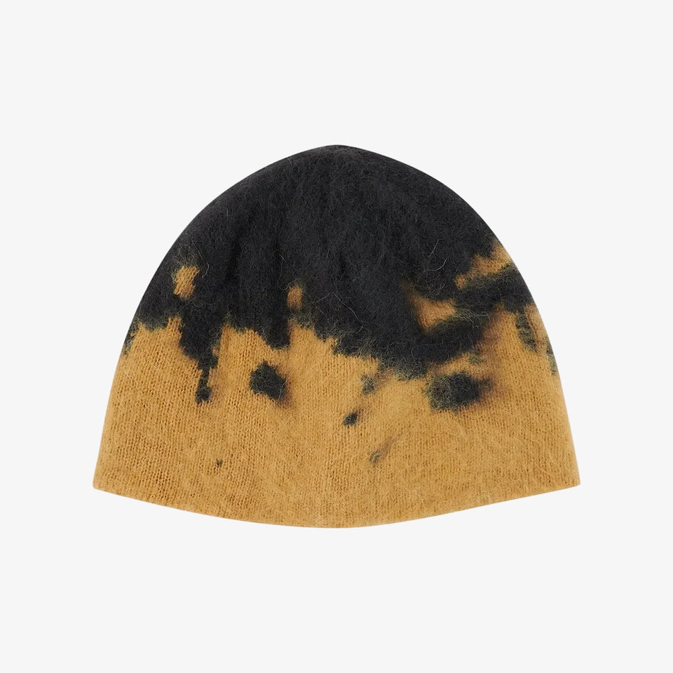 Mohair Splatter Beanie Safron