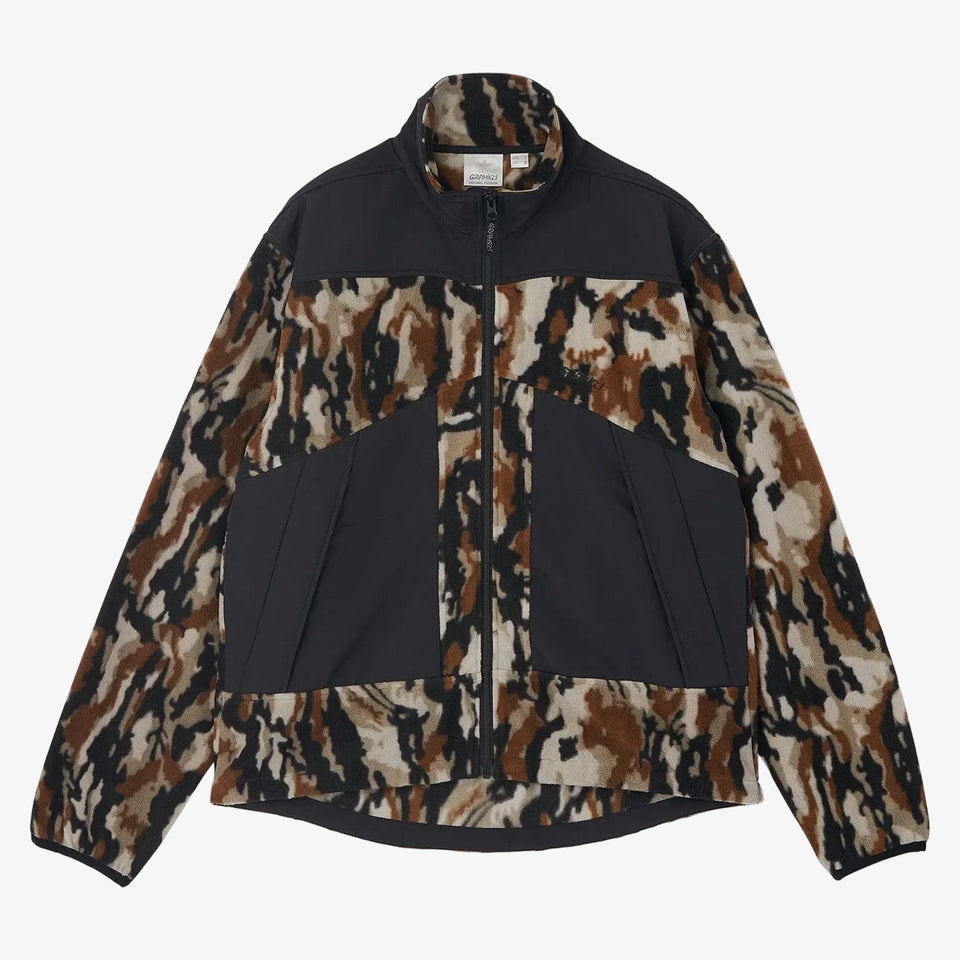 Thermal Fleece Jacket Bark Camo
