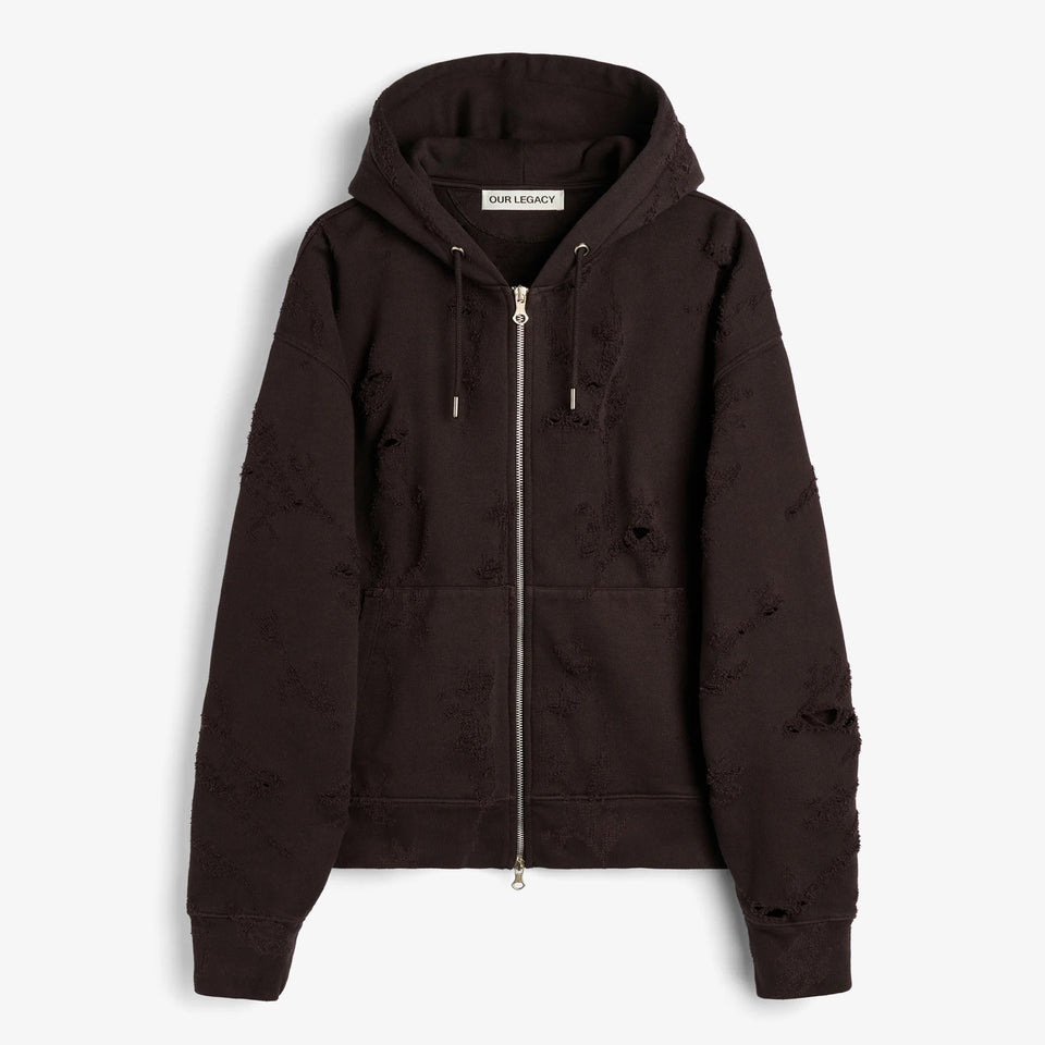 Rascal Hood Burnt Bouquet Star Fleece