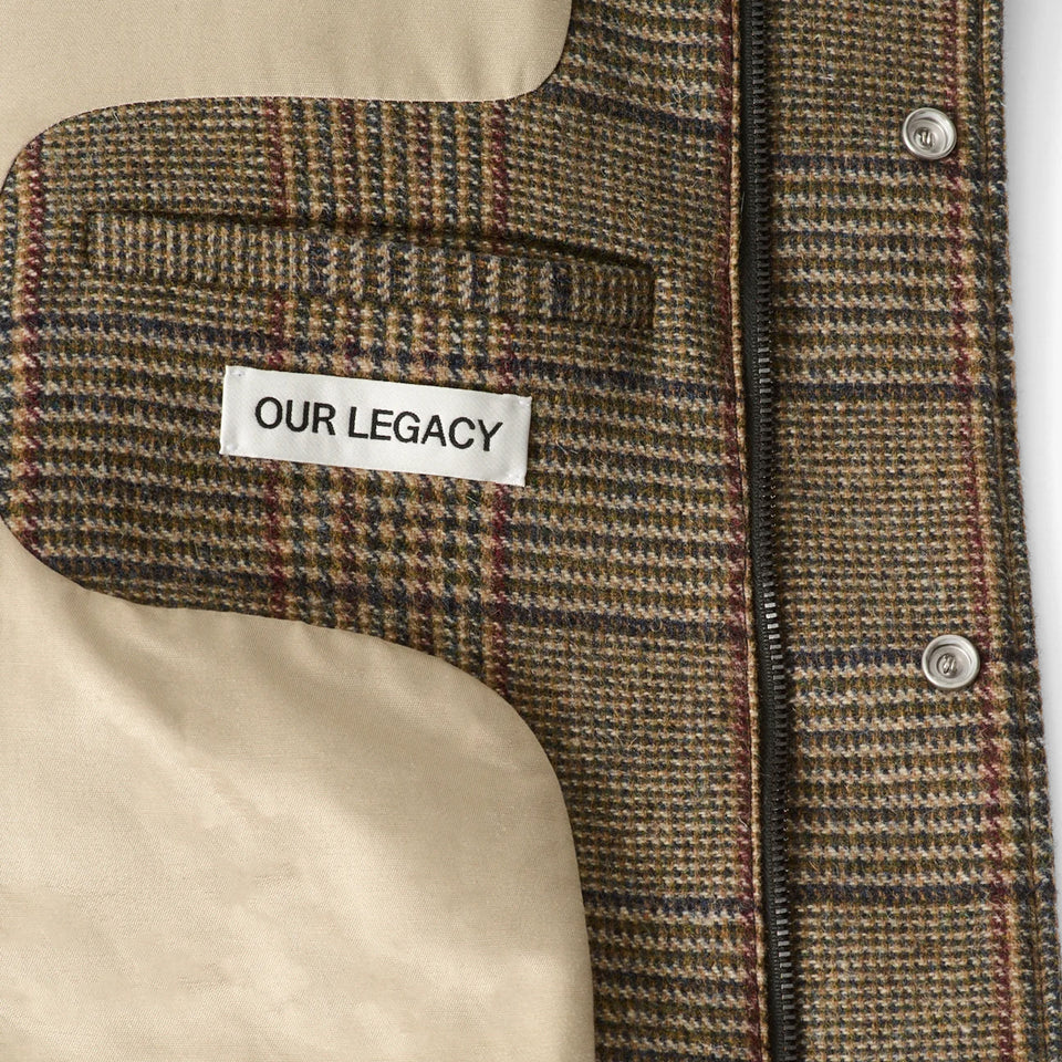 Still Jacket Bishop Check Tempered Wool