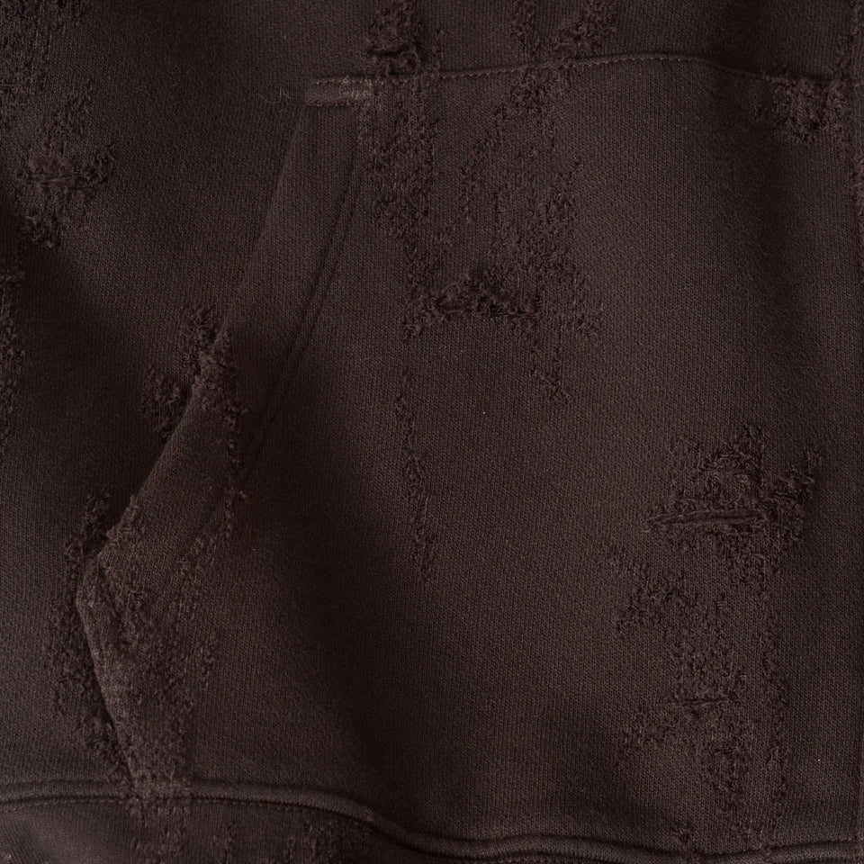 Rascal Hood Burnt Bouquet Star Fleece