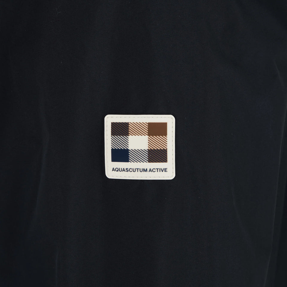 Badge Packable Trench Black