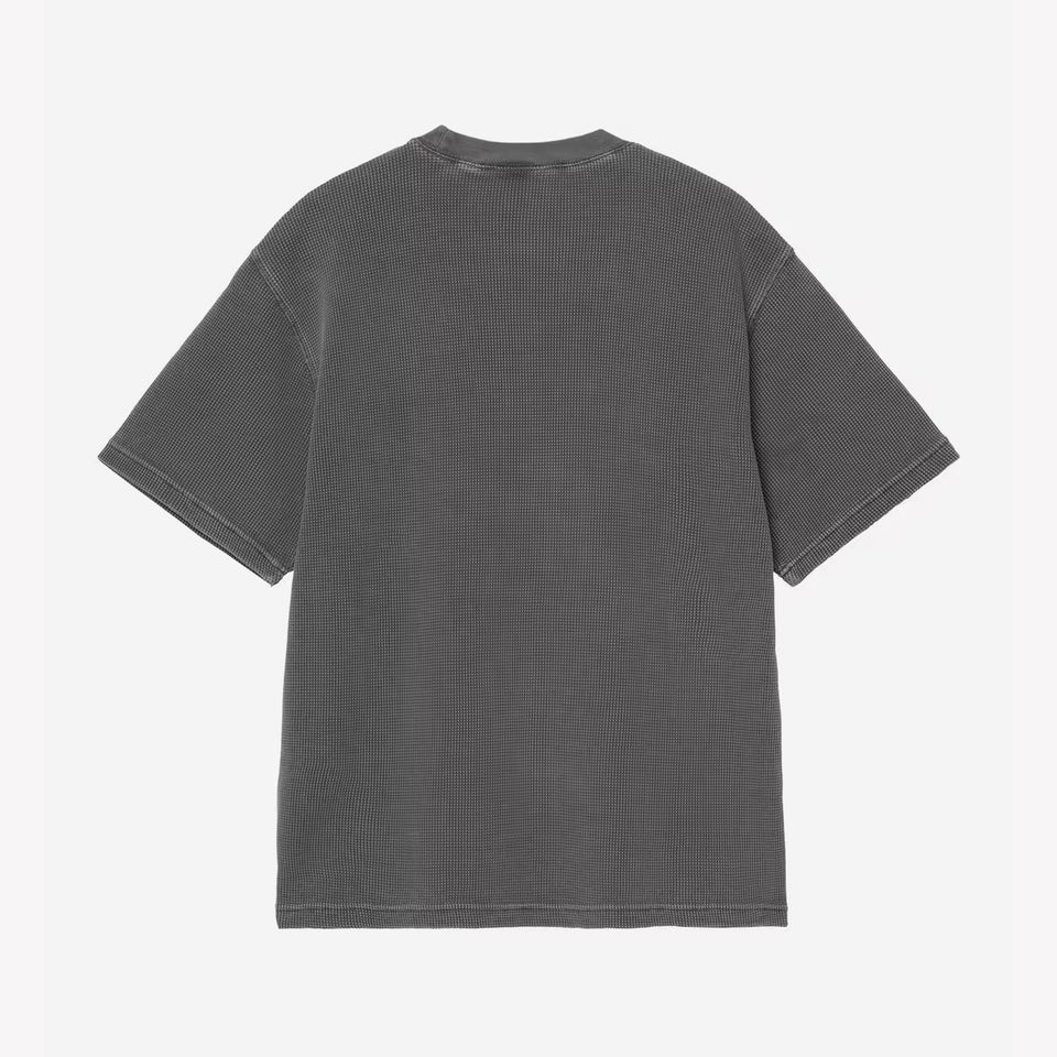 SS Nelson Waffle Tee Washed Black